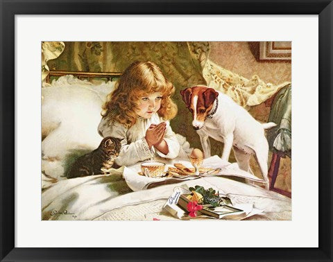 Framed Art Suspense, poster by Charles Burton Barber Wall Decor 18x24 Artwork
