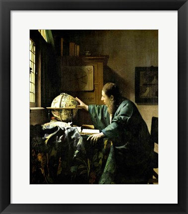 Framed Art The Astronomer, 1668 by Johannes Vermeer Wall Decor 18x24 Artwork