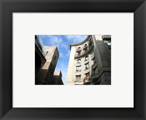 Framed Art Barcelona Mallorca Buildings Wall Decor 18x24 Artwork