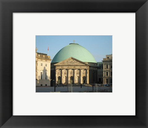 Framed Art Church in Berlin Framed Art for your Home Wall Decor 18x24 Artwork