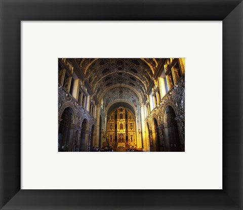 Framed Art Church Interior Framed Art for your Home Wall Decor 18x24 Artwork