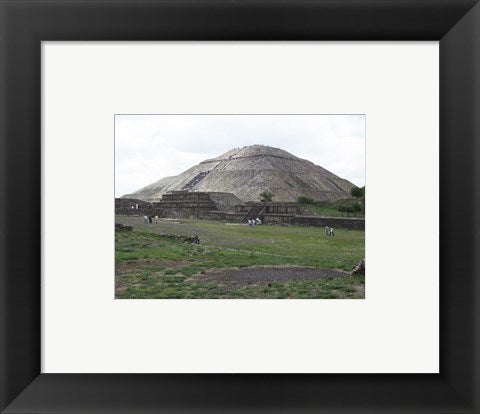 Framed Art Pyramid of the Sun Wall Decor 18x24 Artwork