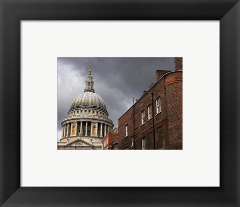 Framed Art St Pauls Cathedral in London Wall Decor 18x24 Artwork