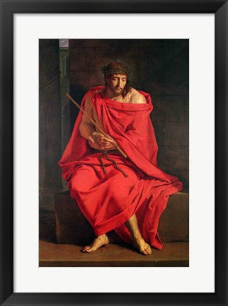 Framed Art Jesus mocked by Philippe De Champaigne Wall Decor 18x24 Artwork