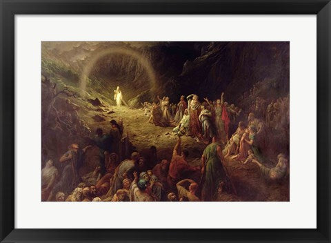 Framed Art The Valley of Tears, 1883 by Gustave Dore Wall Decor 18x24 Artwork