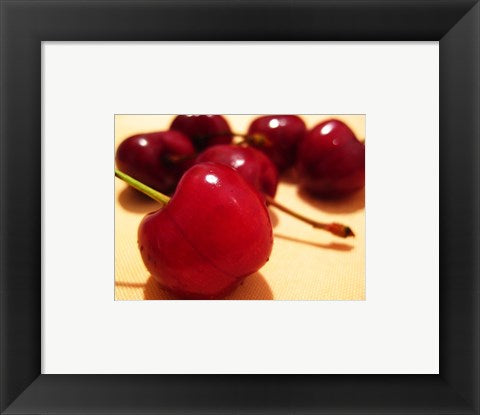 Framed Art Cherries Framed Art for your Home Wall Decor 18x24 Artwork
