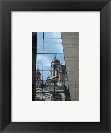 Framed Art Reflection of Church Detail Wall Decor 18x24 Artwork
