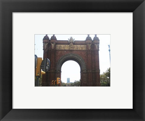 Framed Art Barcelona Arc de Triomf Framed Art for your Home Wall Decor 18x24 Artwork