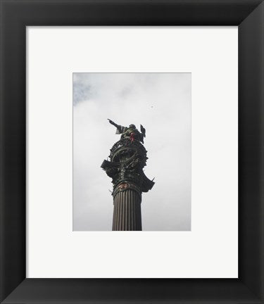 Framed Art Barcelona- Top of Columbus Monument Wall Decor 18x24 Artwork