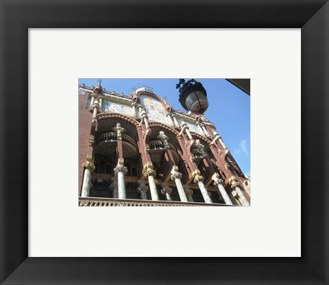 Framed Art Barcelona Palau de la Musica Catalana Wall Decor 18x24 Artwork