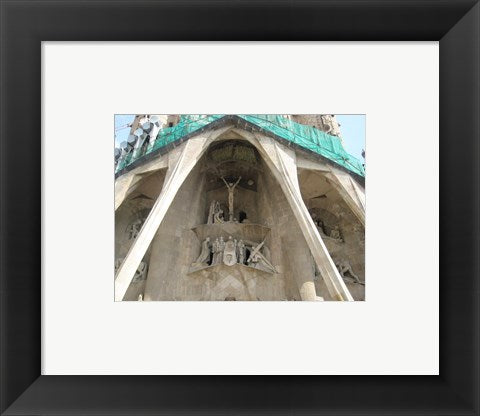 Framed Art Barcelona Sagrada Detail Wall Decor 18x24 Artwork