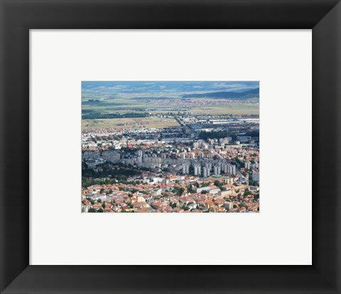Framed Art Cast Shadows Over Brasov Wall Decor 18x24 Artwork