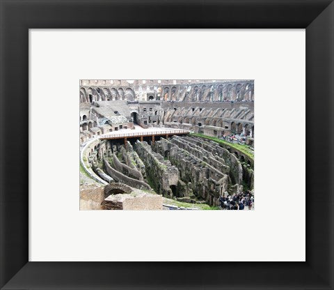 Framed Art Coloseum Ruins Framed Art for your Home Wall Decor 18x24 Artwork