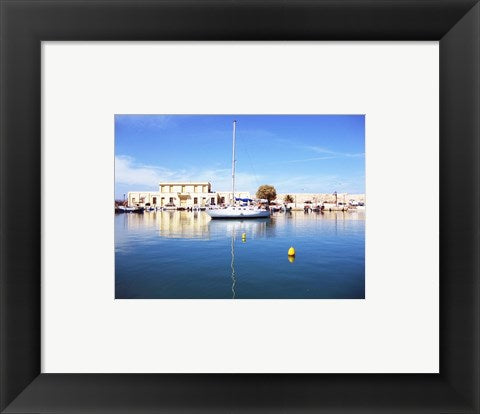 Framed Art Crete Harbour Framed Art for your Home Wall Decor 18x24 Artwork
