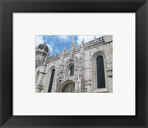 Framed Art Jeronimos Lisbon, Monastery Facade Wall Decor 18x24 Artwork