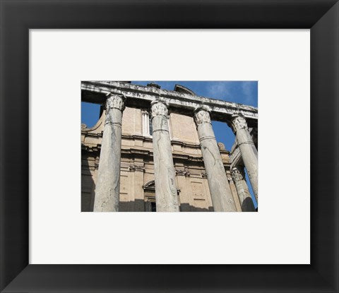 Framed Art Rome Temple of Antoninus Pius and Faustina Wall Decor 18x24 Artwork