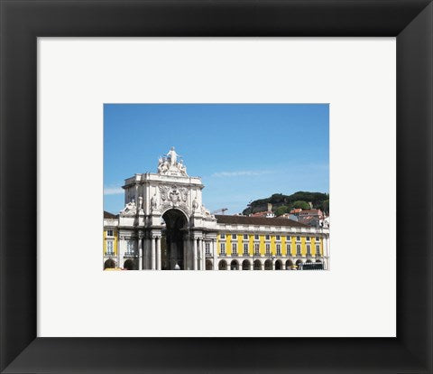 Framed Art Rua Augusta Arch of Triumph Wall Decor 18x24 Artwork