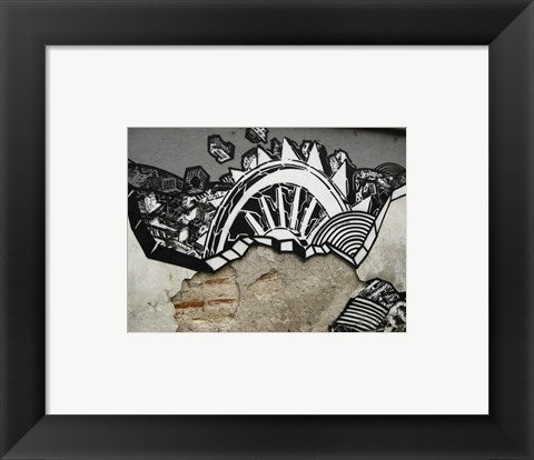 Framed Art Urban Graffitti Wall Decor 18x24 Artwork