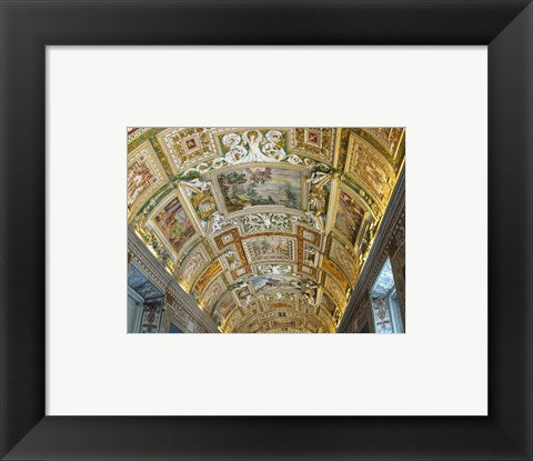 Framed Art Vatican Museum Painted Ceiling Wall Decor 18x24 Artwork