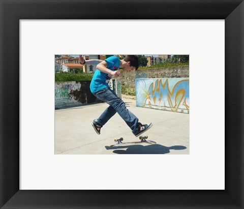 Framed Art Goncalo Skate Arruda Wall Decor 18x24 Artwork