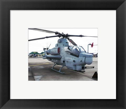 Framed Art Frame Art AH1Z at the MCAS Miramar Air Show on Oct, 3 2008 Wall Decor 18x24 Artwork
