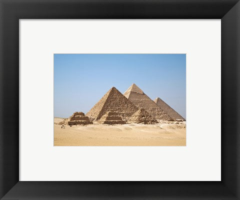 Framed Art All Gizah Pyramids Framed Art for your Home Wall Decor 18x24 Artwork
