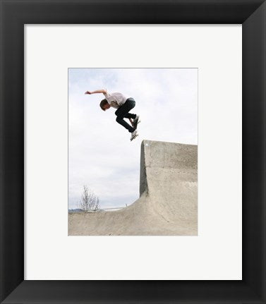 Framed Art Back Smith Grind Framed Art for your Home Wall Decor 18x24 Artwork