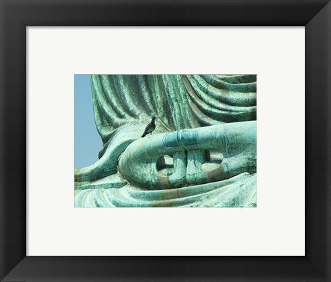 Framed Art Kamakura Daibuts Wall Decor 18x24 Artwork