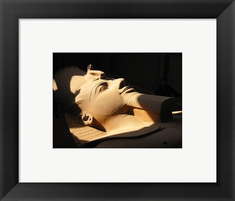 Framed Art Kolosstatue Ramses II Memphis Egypt Wall Decor 18x24 Artwork