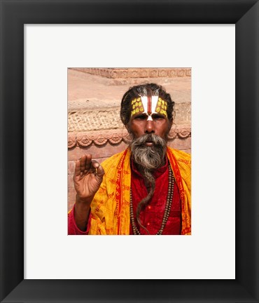 Framed Art Sadou Kathmandu Wall Decor 18x24 Artwork