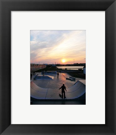 Framed Art Skate Park, Hove Lagoon, UK Wall Decor 18x24 Artwork