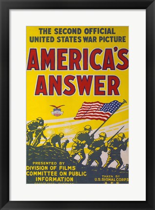 Framed Art America's Answer Framed Art for your Home Wall Decor 18x24 Artwork