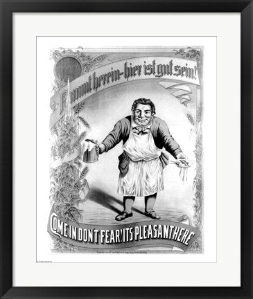 Framed Art Come in Don't Fear! It's Plesant Here Wall Decor 18x24 Artwork