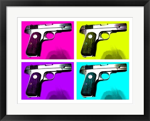 Framed Art 1903 Colt Hammerless Framed Art for your Home Wall Decor 18x24 Artwork
