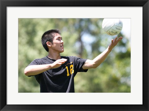 Framed Art Volleyball Serve Wall Decor 18x24 Artwork
