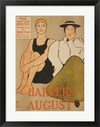 Framed Art Harper's August Wall Decor 18x24 Artwork