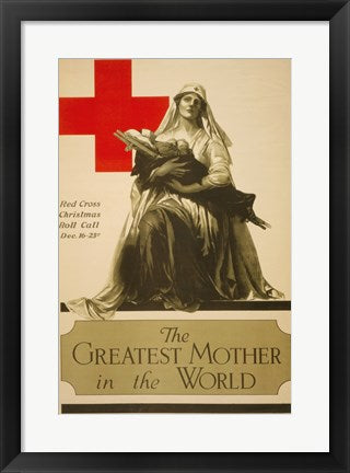 Framed Art The Greatest Mother in the World Wall Decor 18x24 Artwork