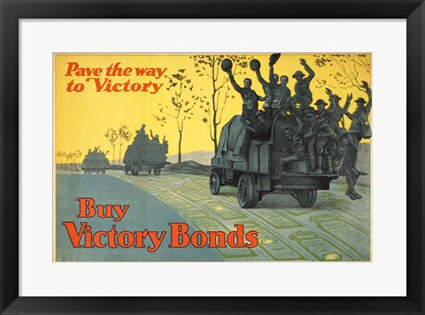 Framed Art Pave the Way to Victory Wall Decor 18x24 Artwork