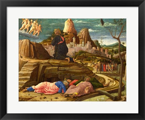 Framed Art Agony in the Garden Framed Art for your Home Wall Decor 18x24 Artwork