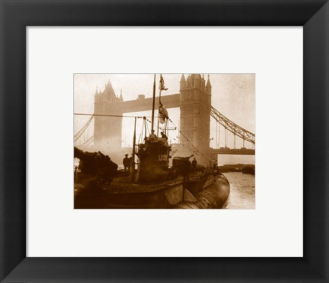Framed Art National Archief Uboat 155 London Wall Decor 18x24 Artwork