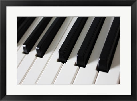 Framed Art Piano Keys Wall Decor 18x24 Artwork