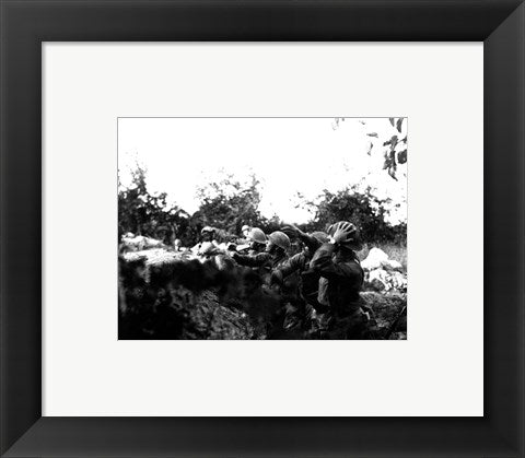 Framed Art Piave Front 1918 Wall Decor 18x24 Artwork