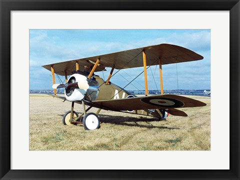 Framed Art Sopwith F-1 Camel 2 USAF Wall Decor 18x24 Artwork