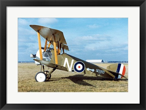 Framed Art Sopwith F-1 Camel USAF Wall Decor 18x24 Artwork