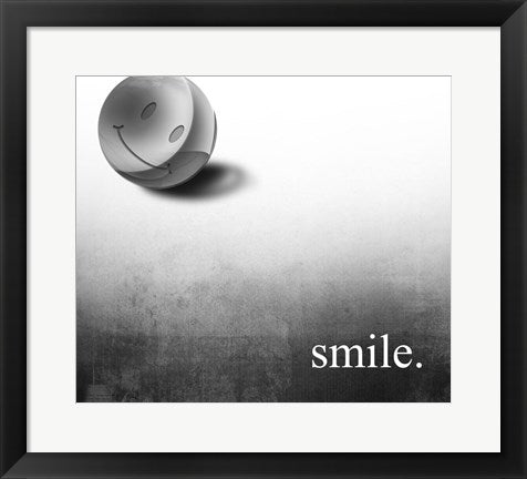Framed Art Smile Wall Decor 18x24 Artwork