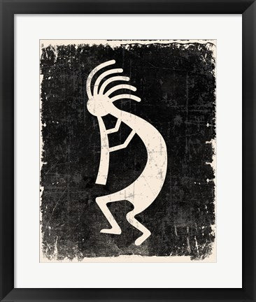Framed Art Kokopelli I Wall Decor 18x24 Artwork
