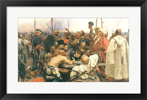 Framed Art Cossacks Framed Art for your Home Wall Decor 18x24 Artwork