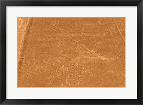 Framed Art Nazca Lines Design Wall Decor 18x24 Artwork