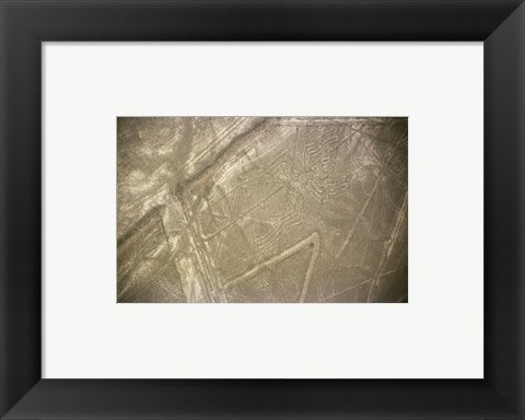 Framed Art Nazca Lines Symbol Wall Decor 18x24 Artwork