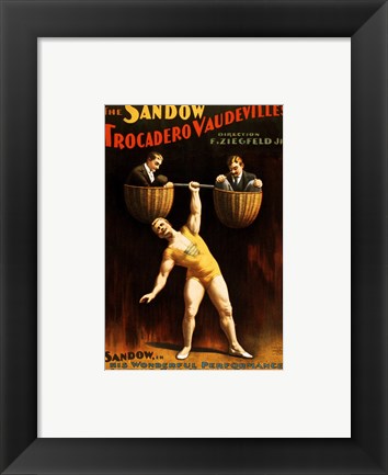 Framed Art Trocadero Vaudevilles Wall Decor 18x24 Artwork